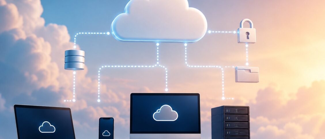 What is cloud computing: on-demand delivery of computing resources (storage, processing, software) over the internet rather than from local hardware