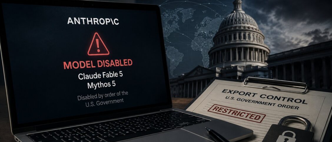 Anthropic disables Claude Fable 5 and Mythos 5: on June 12, 2026 at 5:21 PM ET, Commerce Secretary Howard Lutnick sent CEO Dario Amodei an export-control directive citing national-security authorities and suspending access for any foreign national, which Anthropic complied with by disabling both models for all customers since the company cannot filter foreign-national access in real time, with Anthropic publicly disputing the rationale as a misunderstanding based on a narrow non-universal jailbreak and noting that all other Claude models (Opus 4.8, Sonnet, Haiku) remain unaffected.