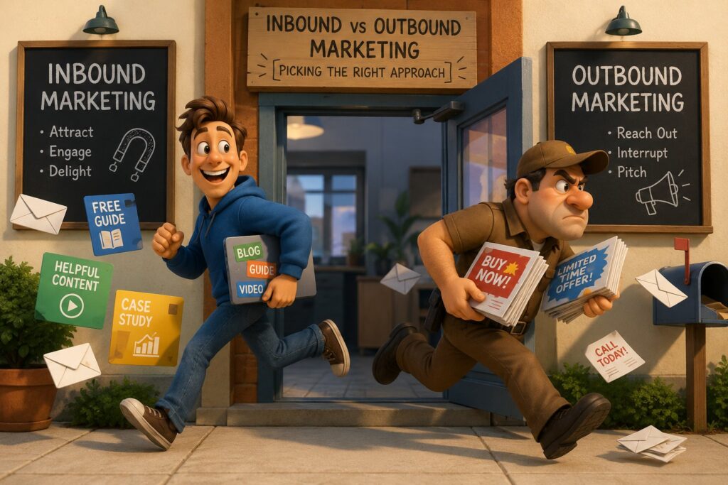 Inbound vs Outbound Marketing: Picking the Right Approach