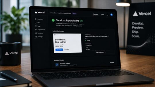 Vercel Sandbox Persistence GA: Sandboxes now automatically snapshot and restore filesystem state across sessions, with new APIs (Sandbox.getOrCreate, Sandbox.fork, onCreate and onResume lifecycle hooks, tags for multi-tenant tracking) that turn the isolated-execution primitive into a durable runtime for AI agents and long-running developer workflows.