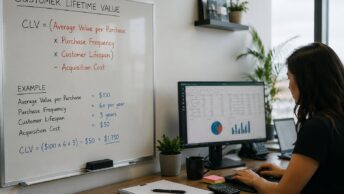 What is customer lifetime value (CLV): the total revenue or profit a business expects to earn from a customer over the entire relationship, a foundational metric for marketing and product decisions
