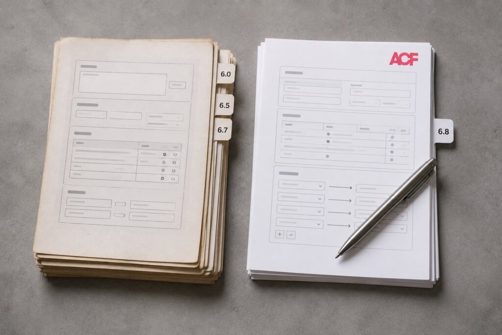 ACF 6.8 vs Older ACF Versions: What Changed and When to Upgrade