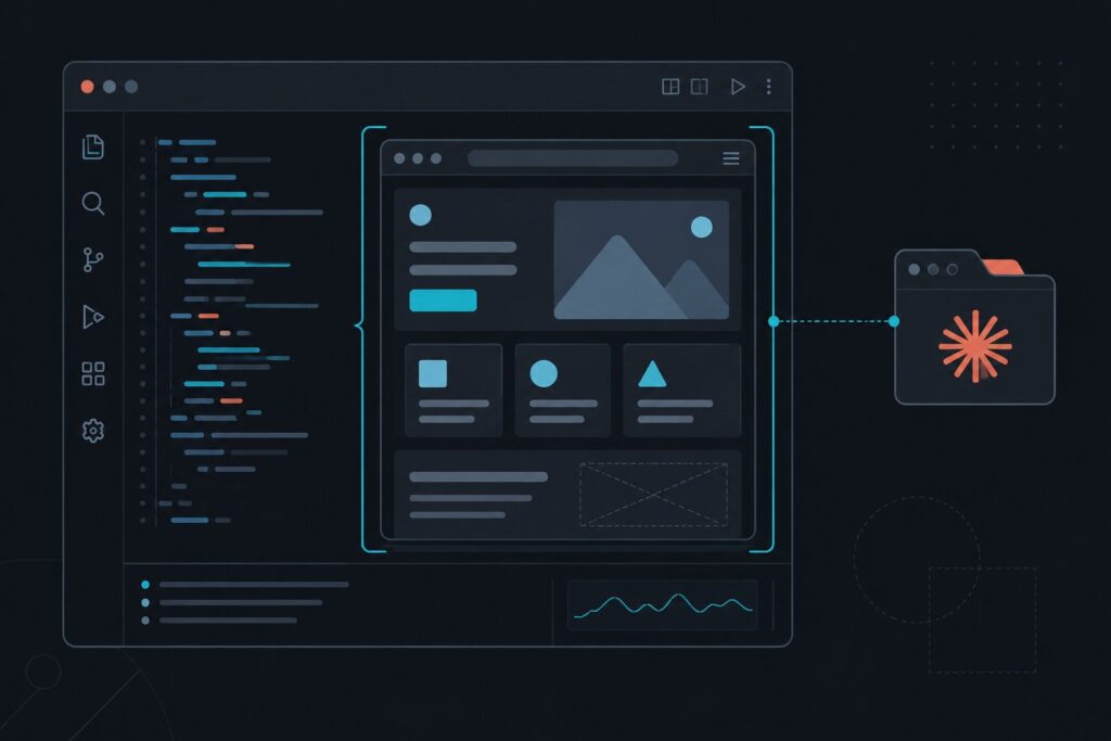 The Claude Code browser: a built-in web browser Anthropic added to the Claude Code desktop app on July 10, 2026, that lets Claude open documentation, designs, and any website and read, click through, and interact with rendered pages the same way it works with local development servers, in a sandboxed and configurable session, alongside the Claude in Chrome extension leaving preview, reflecting an industry shift toward AI browsing as a feature inside the app rather than a standalone browser like OpenAI's retired Atlas.